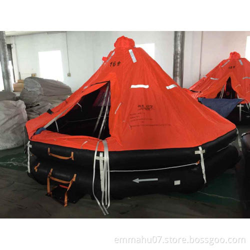 Davit Launched inflatable life raft capacity of 12-30 persons